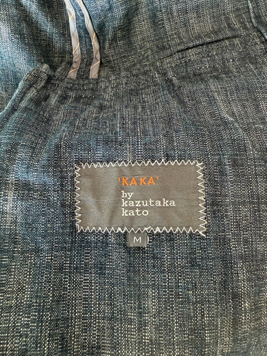 KAKA(kazutaka kato) 3버튼 데님 자켓 상품이미지7
