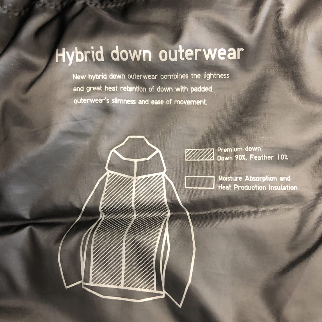 유니클로 하이브리드 다운파카 XL  상품이미지6