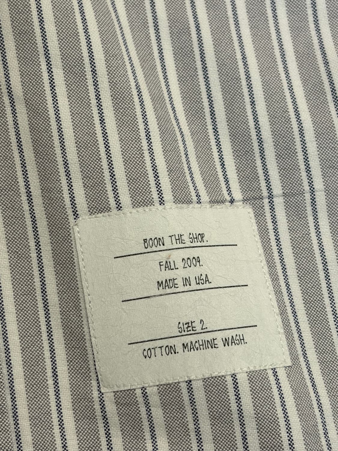 09‘ 톰브라운 아카이브 그레이 셔츠 [size 2] 상품이미지2