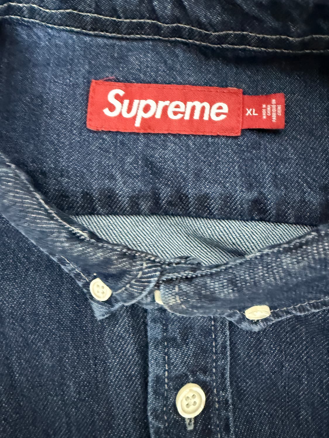 supreme 데님 셔츠 25FW 상품이미지2