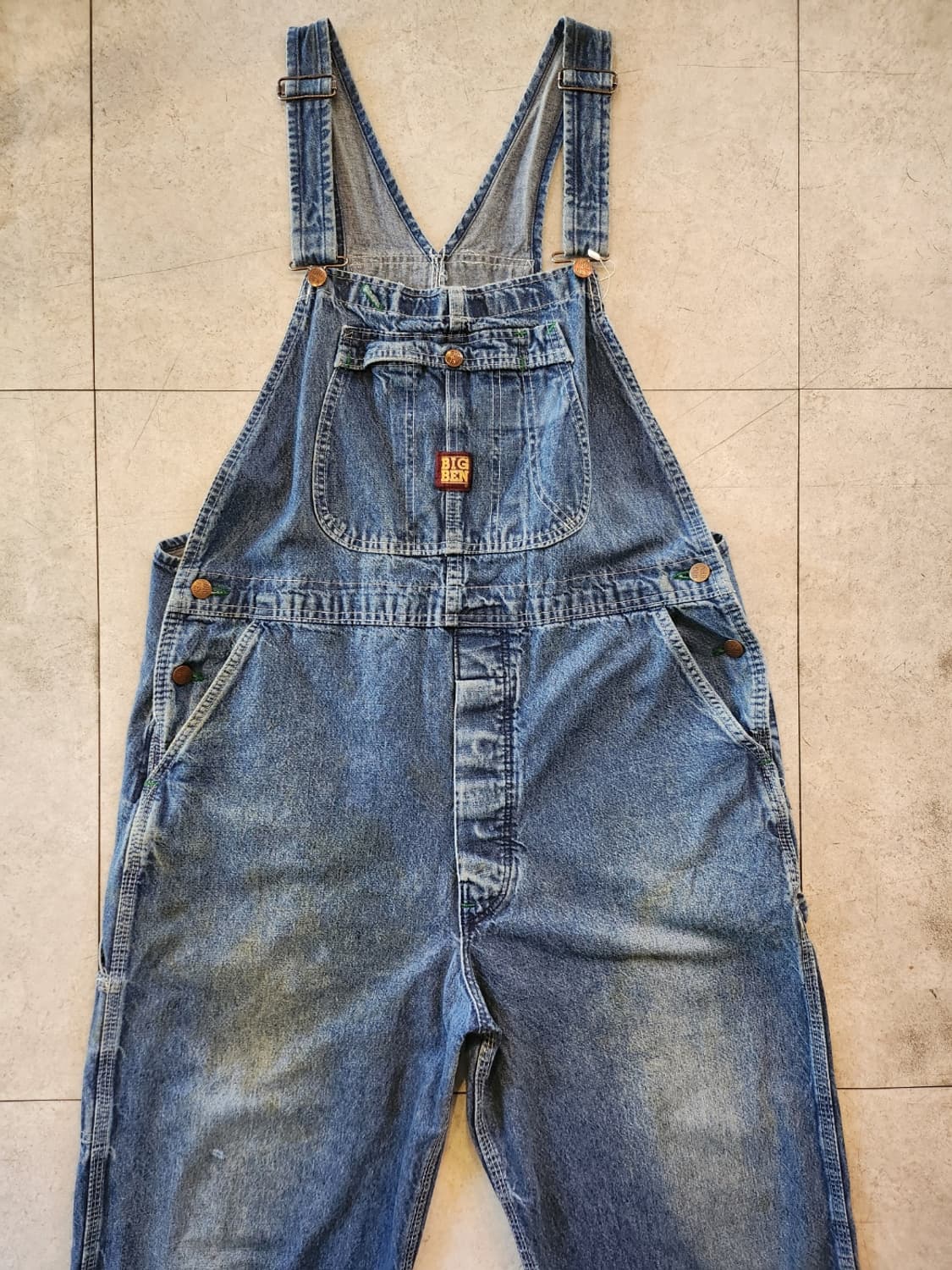 빅벤 데님 오버롤 상품이미지2