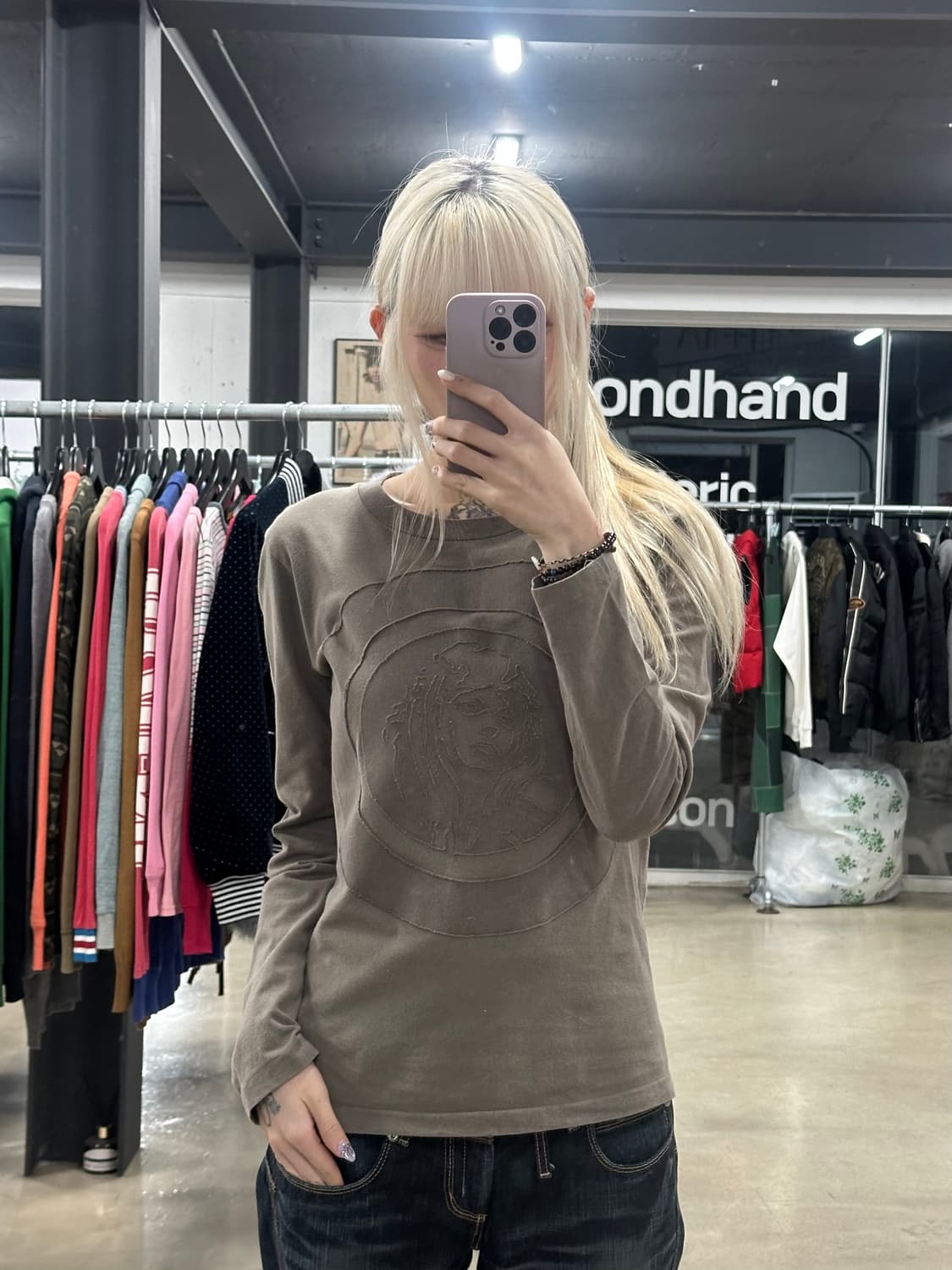  히스테릭 글래머 데미지 긴팔 슬리브 상품이미지1