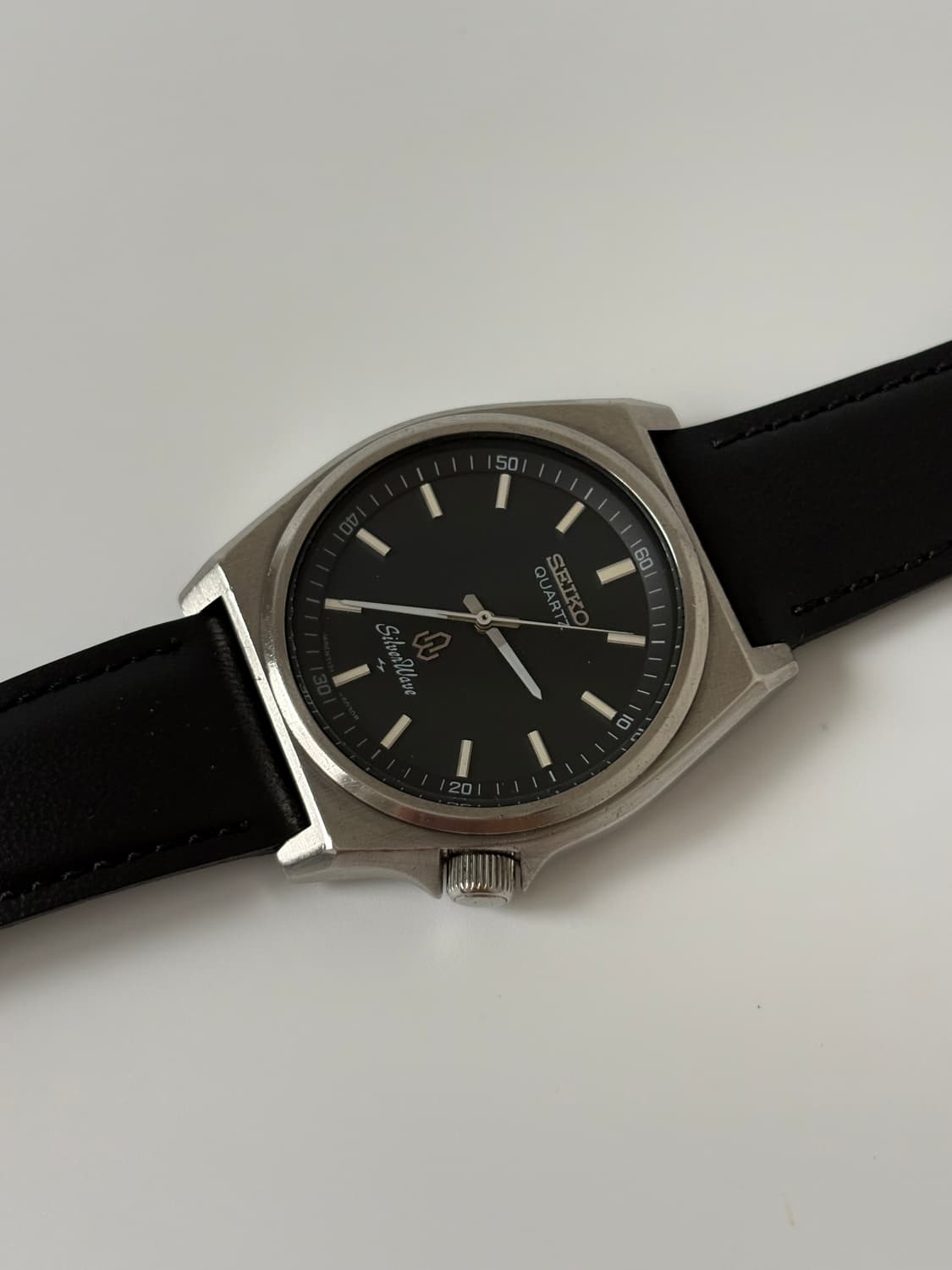1980s Silverwave Black Silver Quartz 상품이미지4