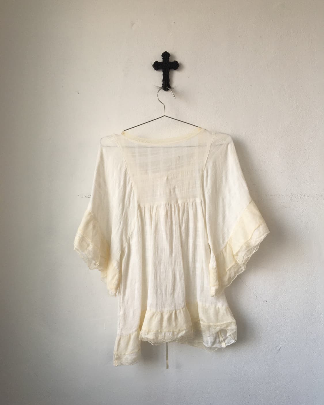 Lace trimming blouse 상품이미지3