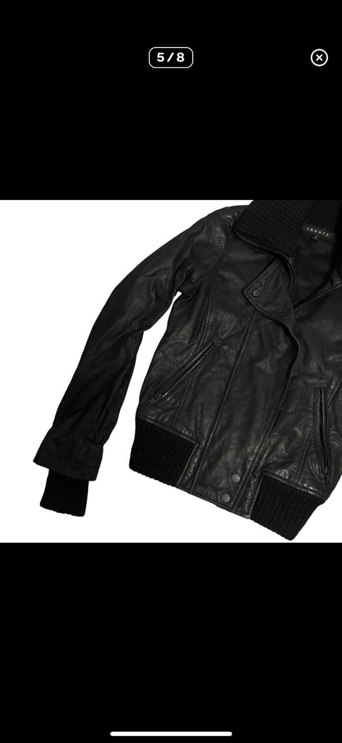 띠어리 양가죽 레더자켓 상품이미지5