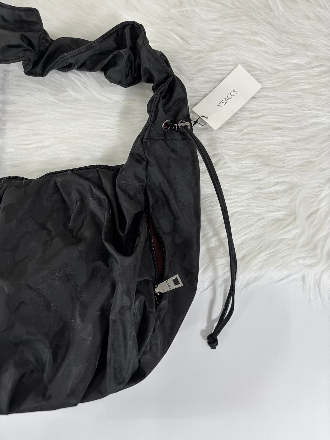 요지 야마모토 Ysaccs 카모 셔링백 상품이미지2