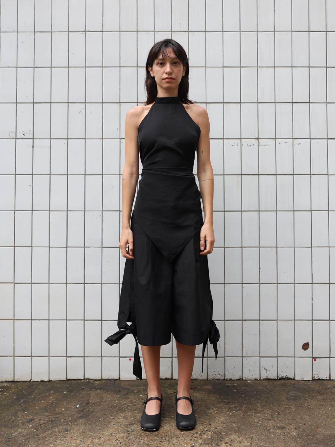 아모르샤이 BIG RIBBON BERMUDA PANTS 상품이미지2