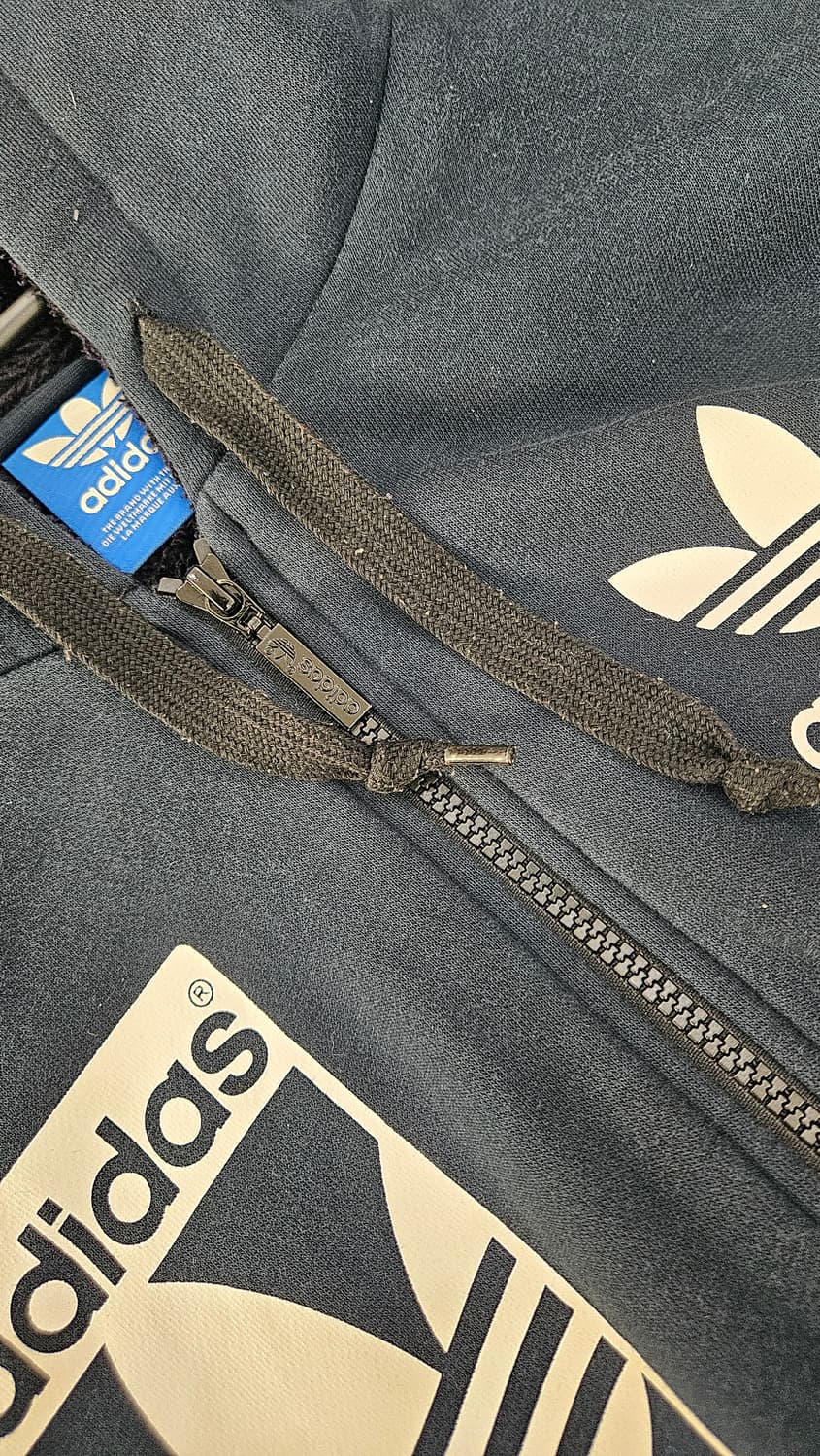 아디다스 후드 집업 블랙 기모 안감 100 상품이미지7