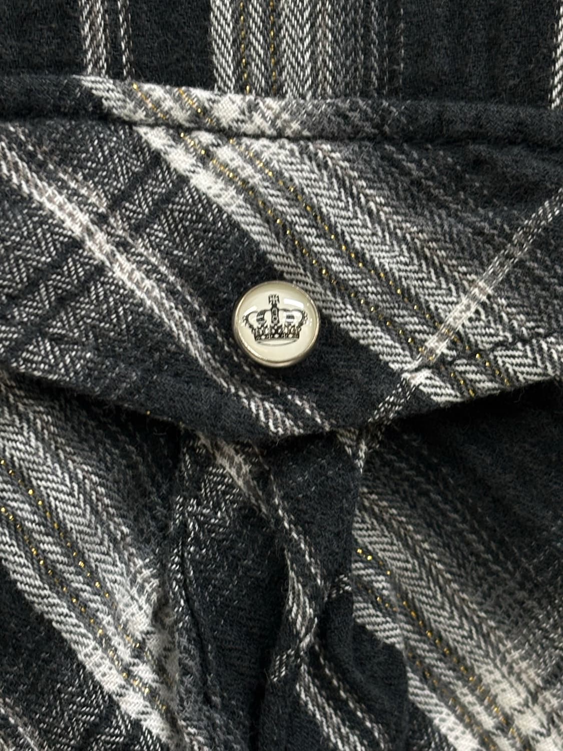 빈티지 펑크 체크 셔츠 상품이미지6