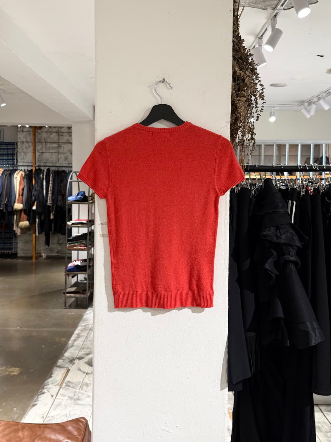 버버리 블루라벨 레드 로고 자수 하프 슬리브 니트 상품이미지6