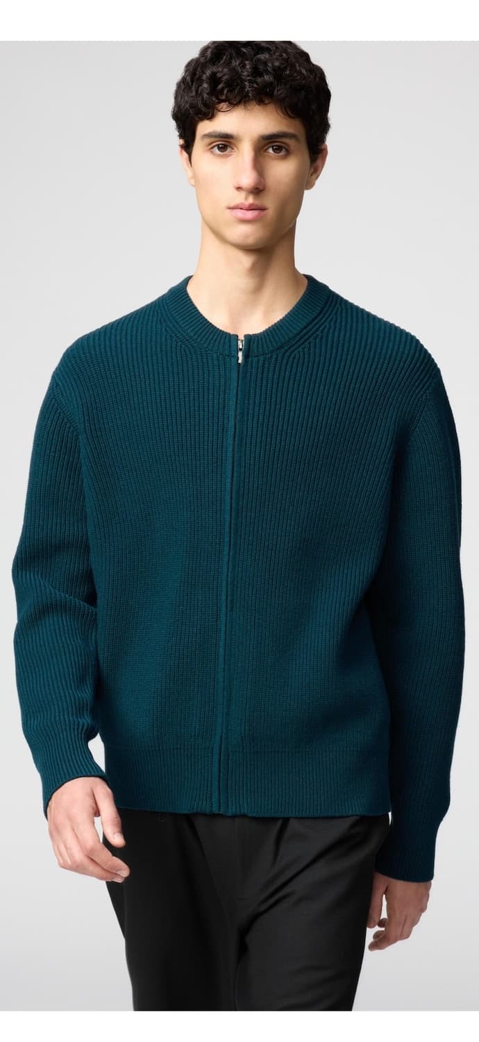 유니클로 크루넥풀집가디건 상품이미지1