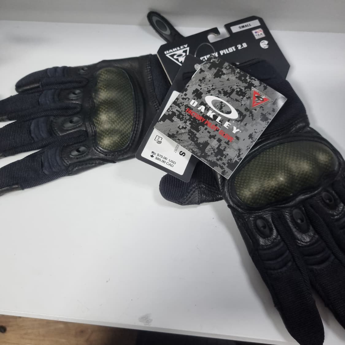 오클리 팩토리 파일럿 글러브 블랙 새상품 상품이미지2