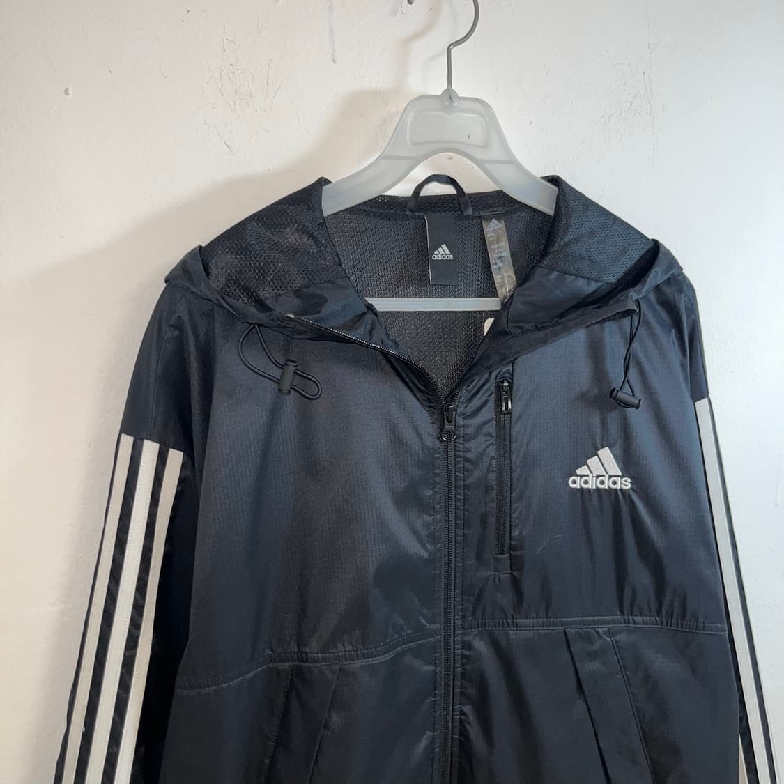 Adidas Black Windbreaker 상품이미지4