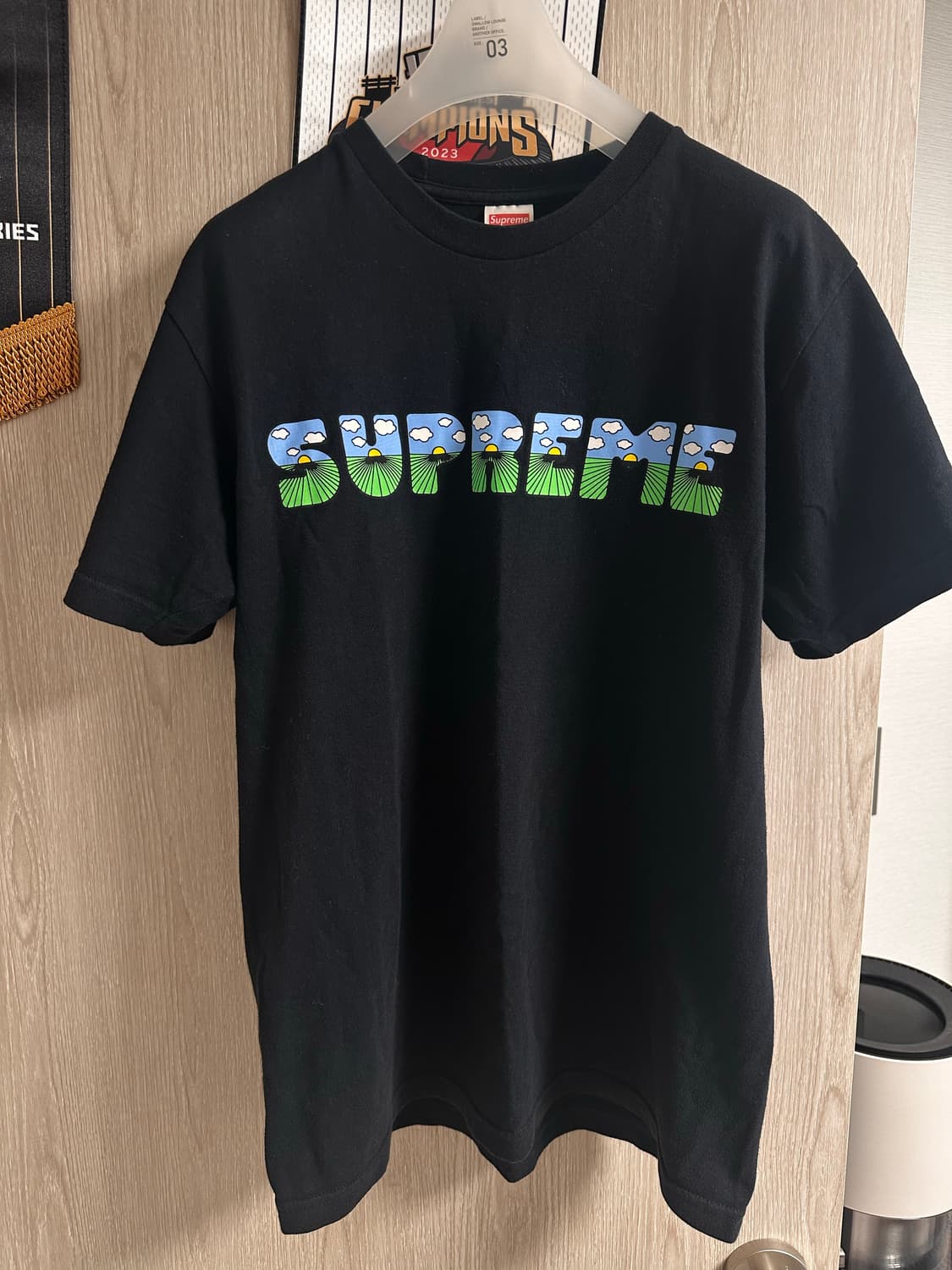 슈프림 16SS 마리오로고 폰트 티셔츠 L 상품이미지1