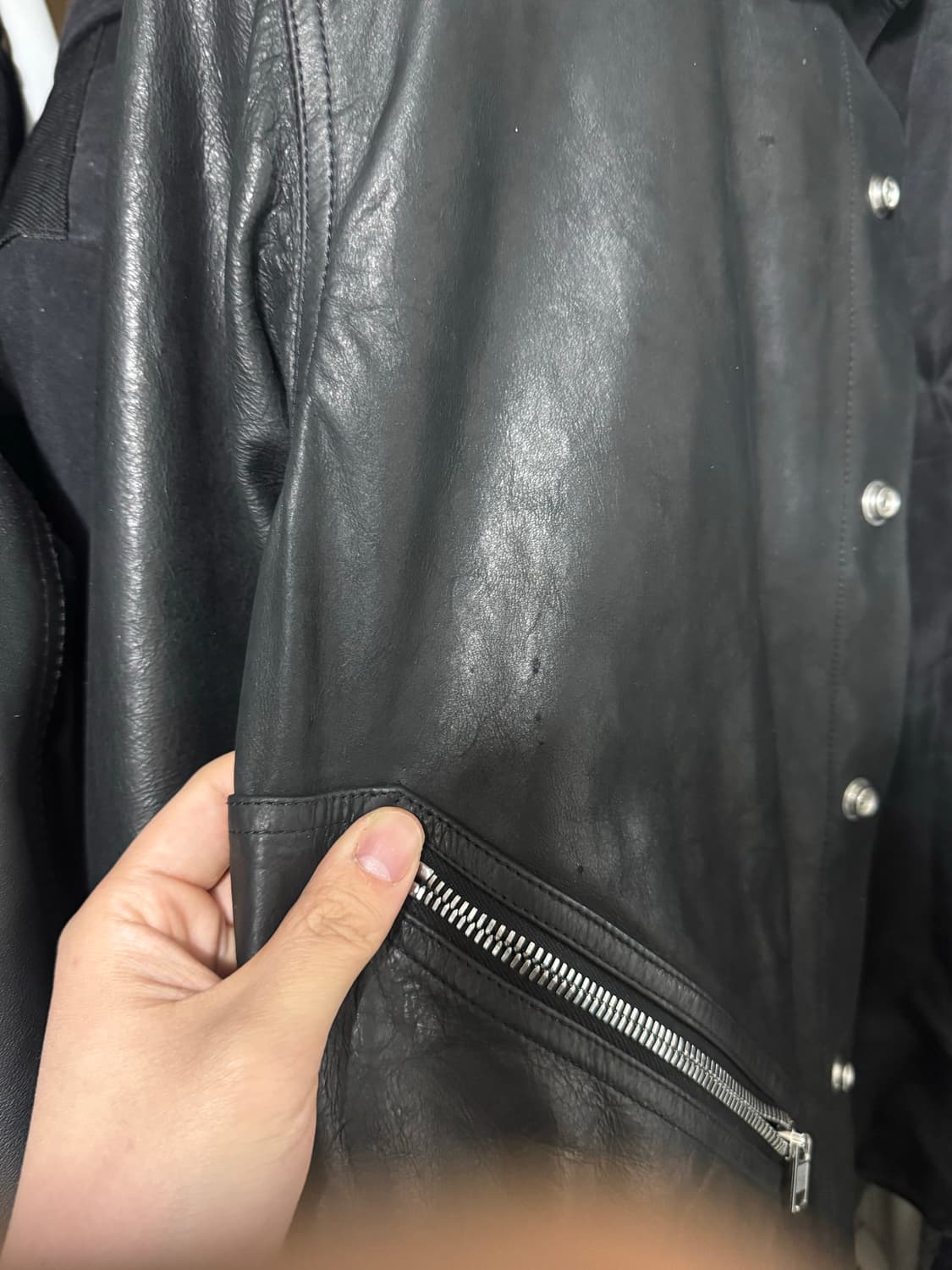 52) 릭오웬스 엘리스 가죽자켓 상품이미지6