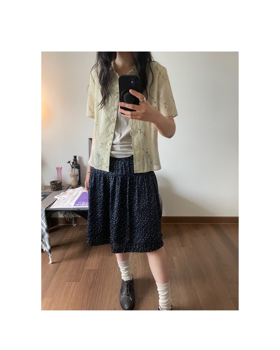 flower patterned blouse 상품이미지6