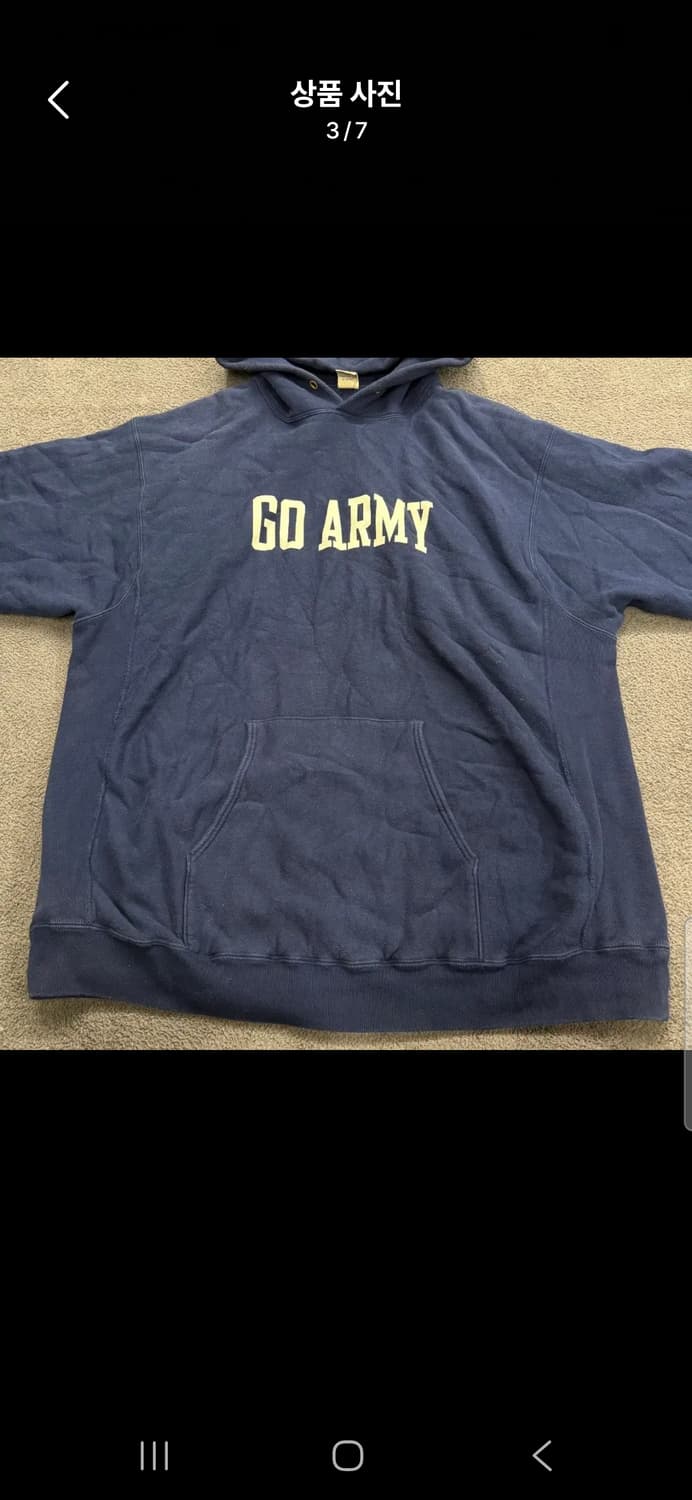 [정품/XL] 버즈릭슨 빔즈 go army beat navy 후드티 c1 상품이미지3