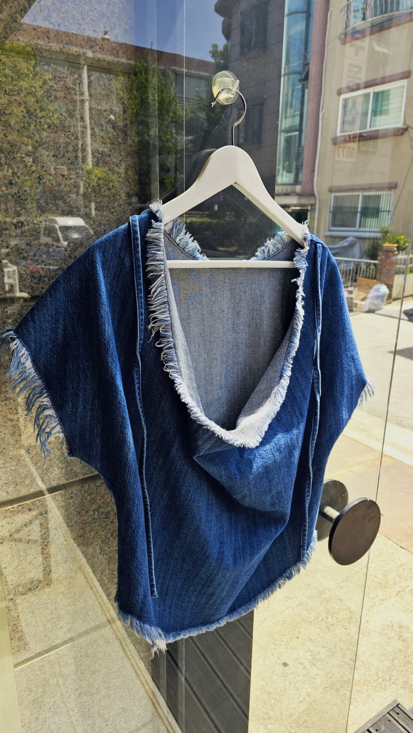 데님 민소매 상품이미지4