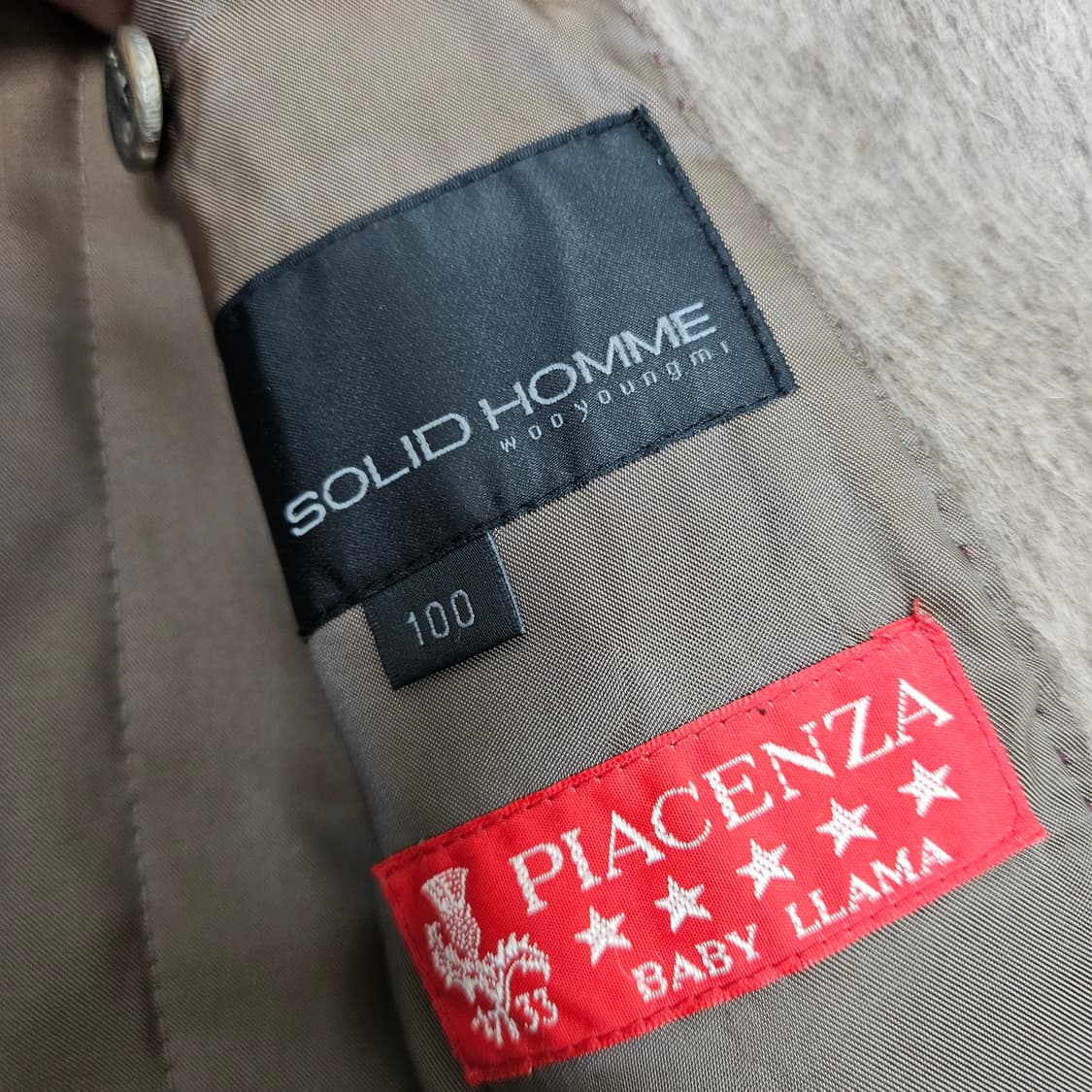 솔리드옴므 라마 슬림핏 코트 남자100 상품이미지8