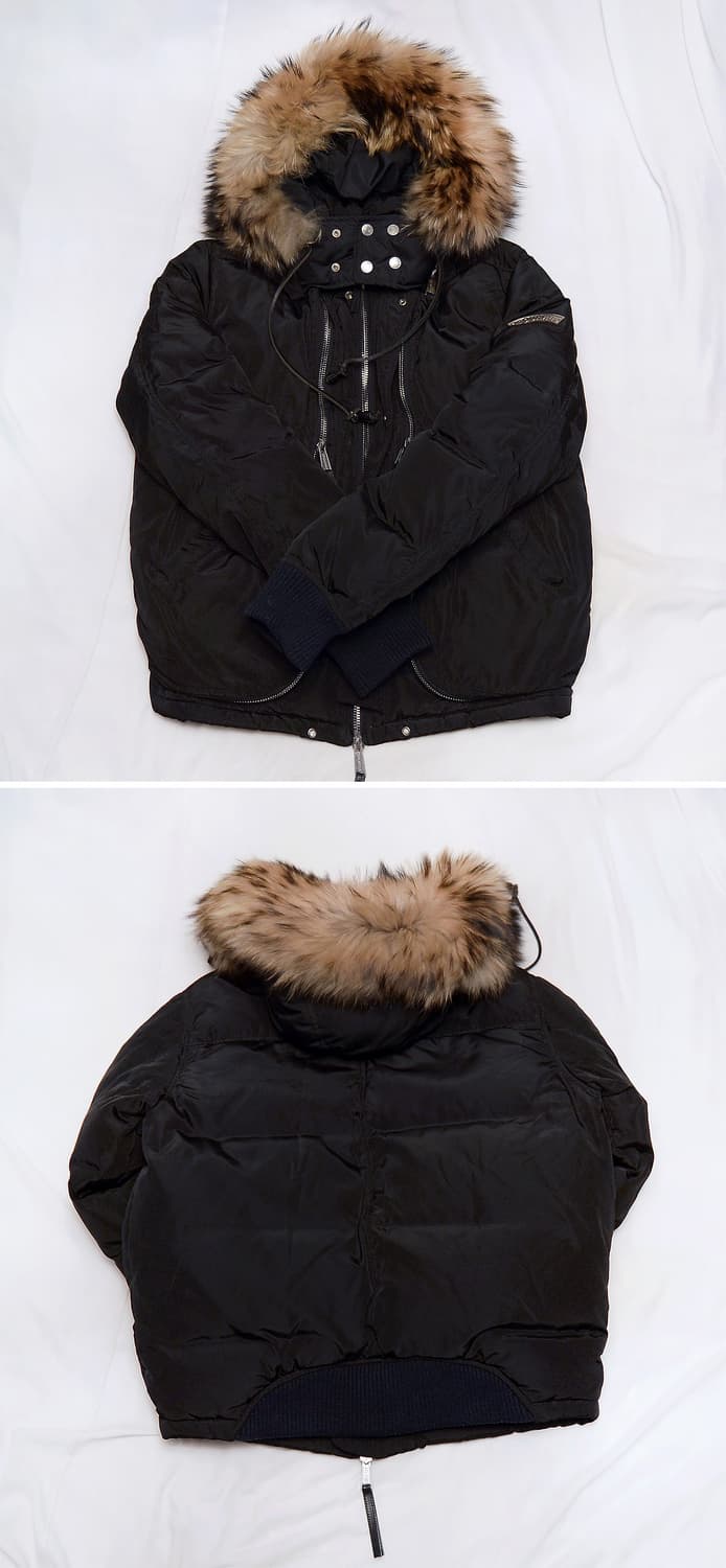 디스퀘어드 몬스터퍼 구스다운 와이드 지퍼 패딩 봄버 (48 / 100+) 상품이미지3