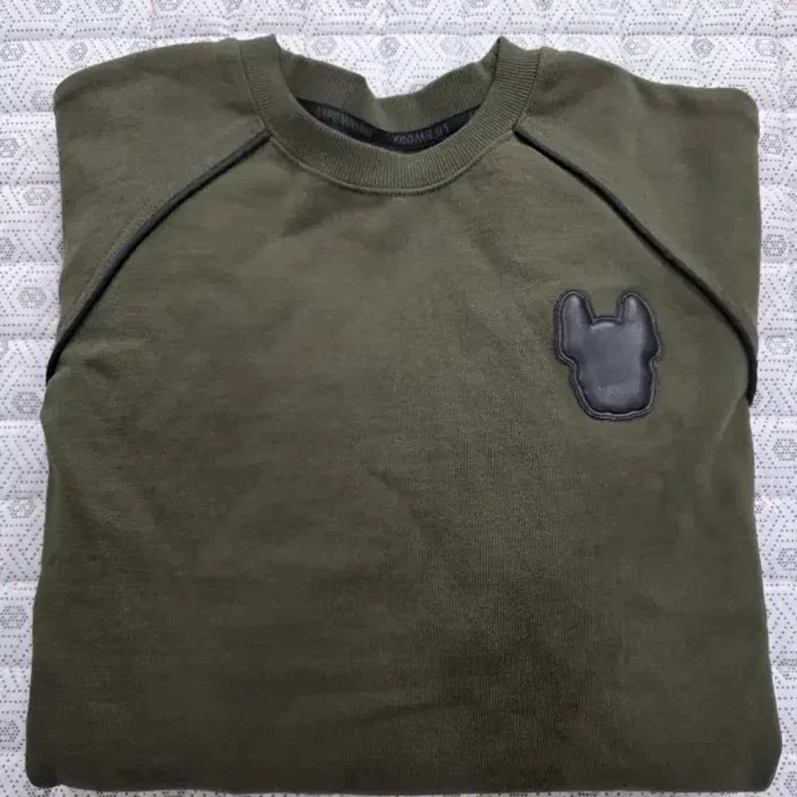 라이프워크 카키색 맨투맨 100 상품이미지4