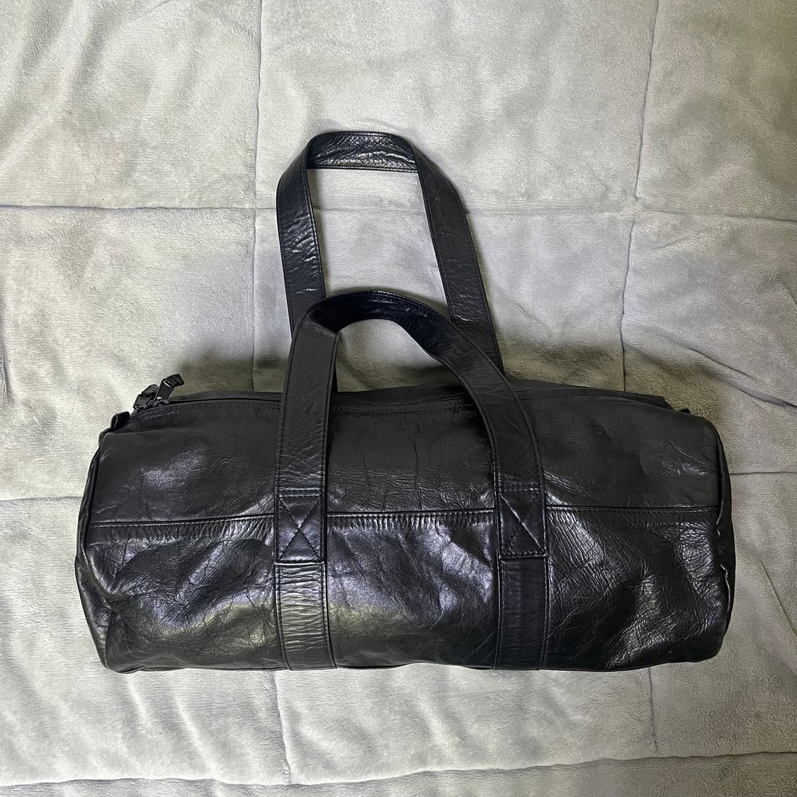 Porter 요시다 포터 레더 보스턴백 블랙 상품이미지2