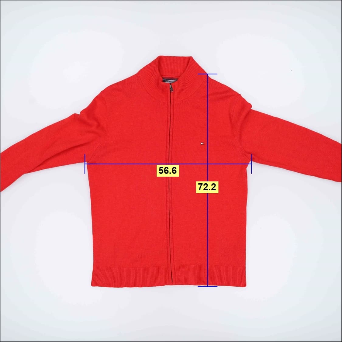 XL 타미힐피거 니트 집업 0407H1 상품이미지7