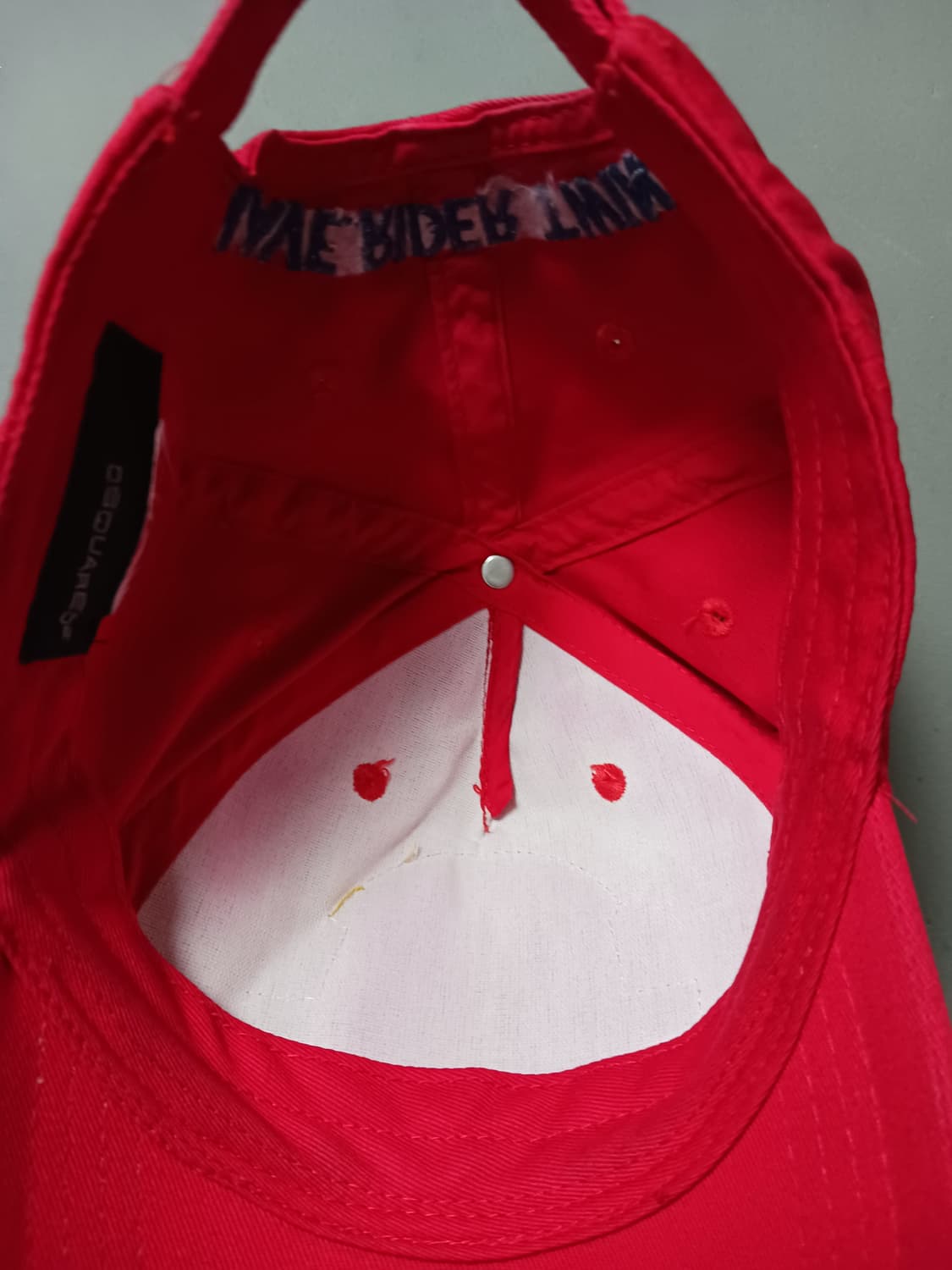 디스퀘어드2 레드 볼캡 야구모자 상품이미지5