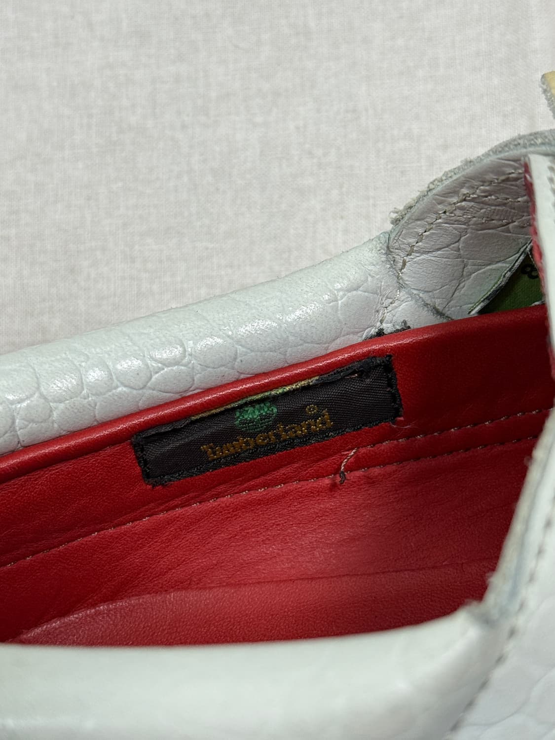 슈프림 x 팀버랜드 뱀피 레더 3아이 보트슈즈 us8 상품이미지8