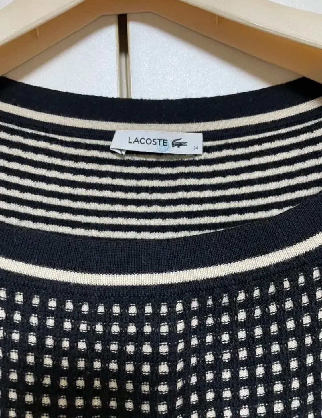 라코스테 여성 민소매 니트 원피스 34 사이즈(76cm) 상품이미지2