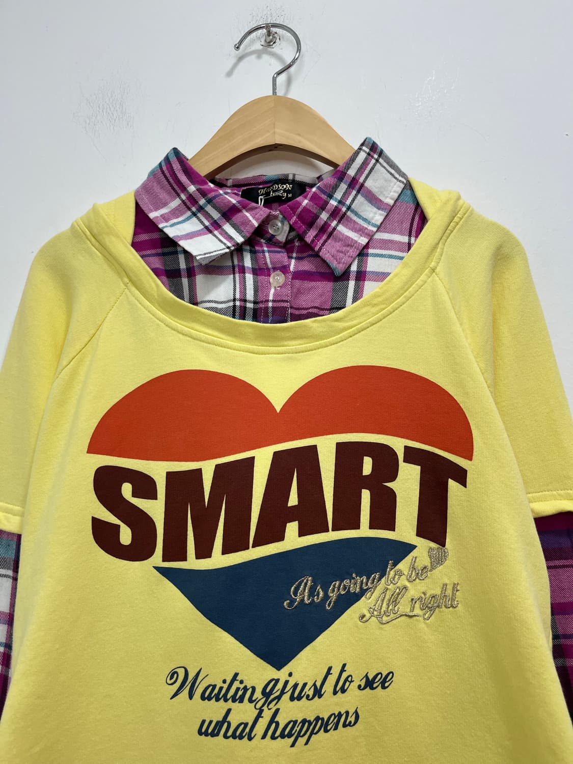 일본 빈티지 y2k 프린팅 셔츠 반팔 레이어드 티셔츠 상품이미지3