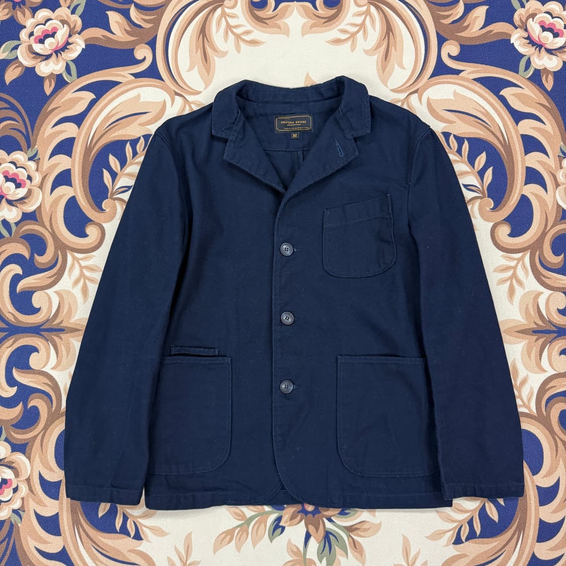 (M)유니폼 브릿지 3피스 코튼 자켓(네이비) 상품이미지1