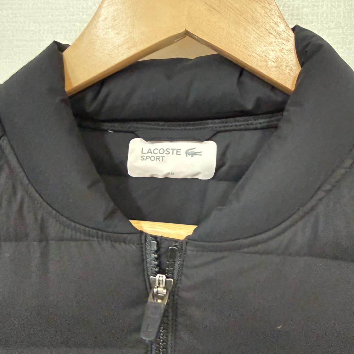 라코스테 블랙 패딩조끼38 상품이미지3