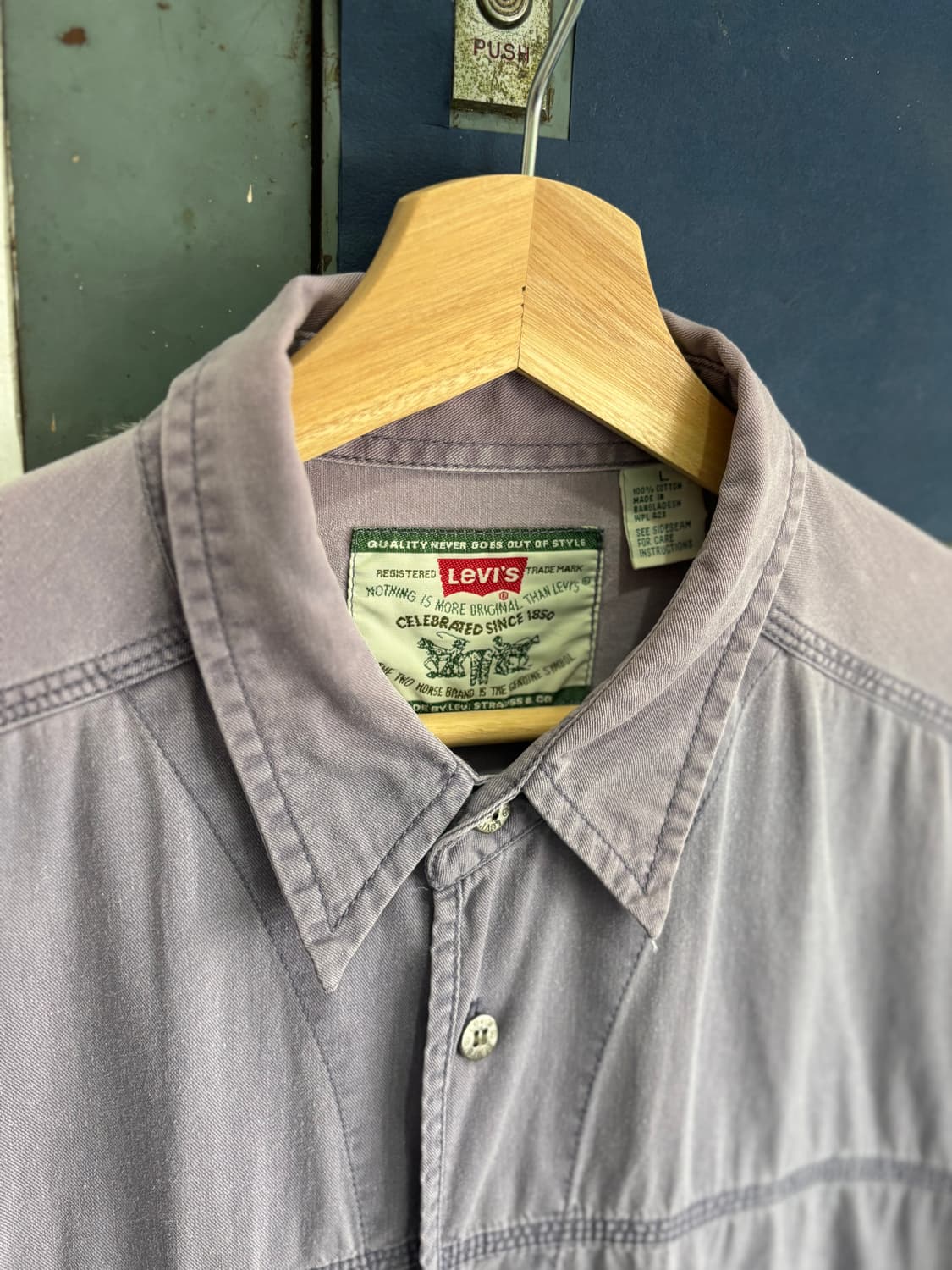 90s Levi’s Faded Work Shirt 상품이미지2