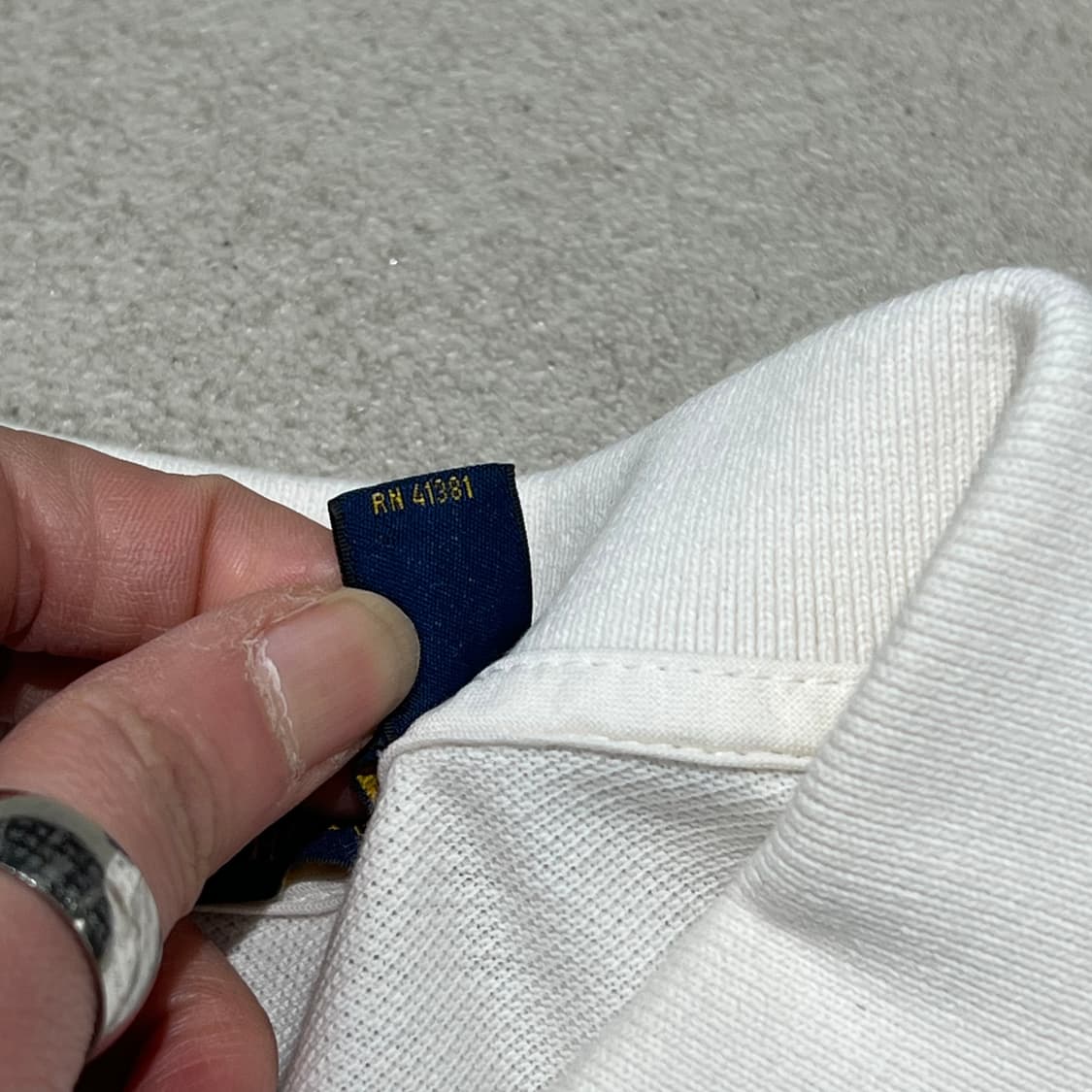 폴로 랄프로렌 해군패치 반팔카라티 s10600 상품이미지8