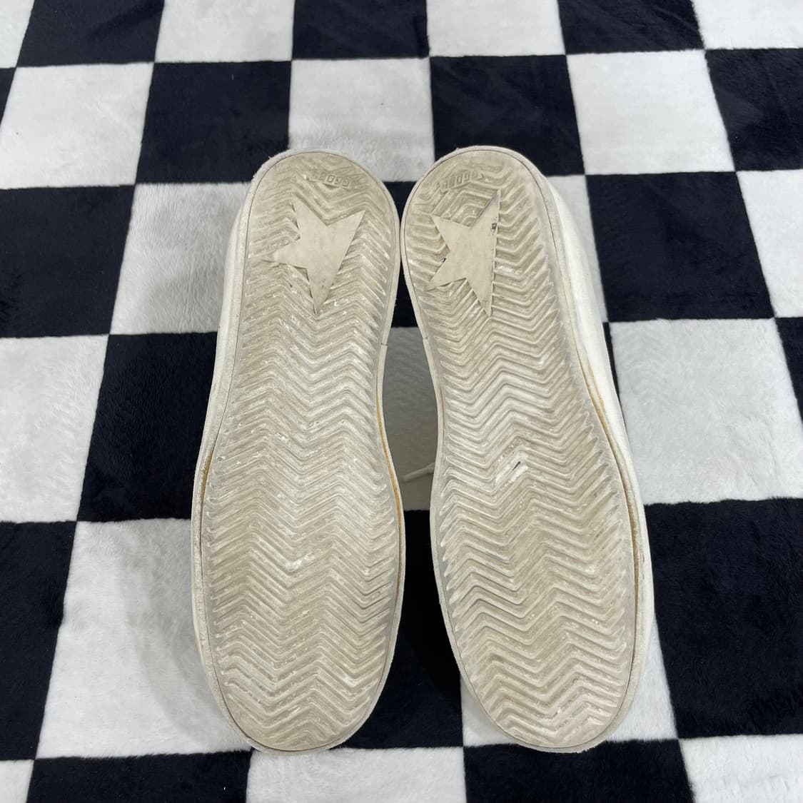 정품) 골든구스 스타단 화이트 레더 스니커즈 (39) 상품이미지8