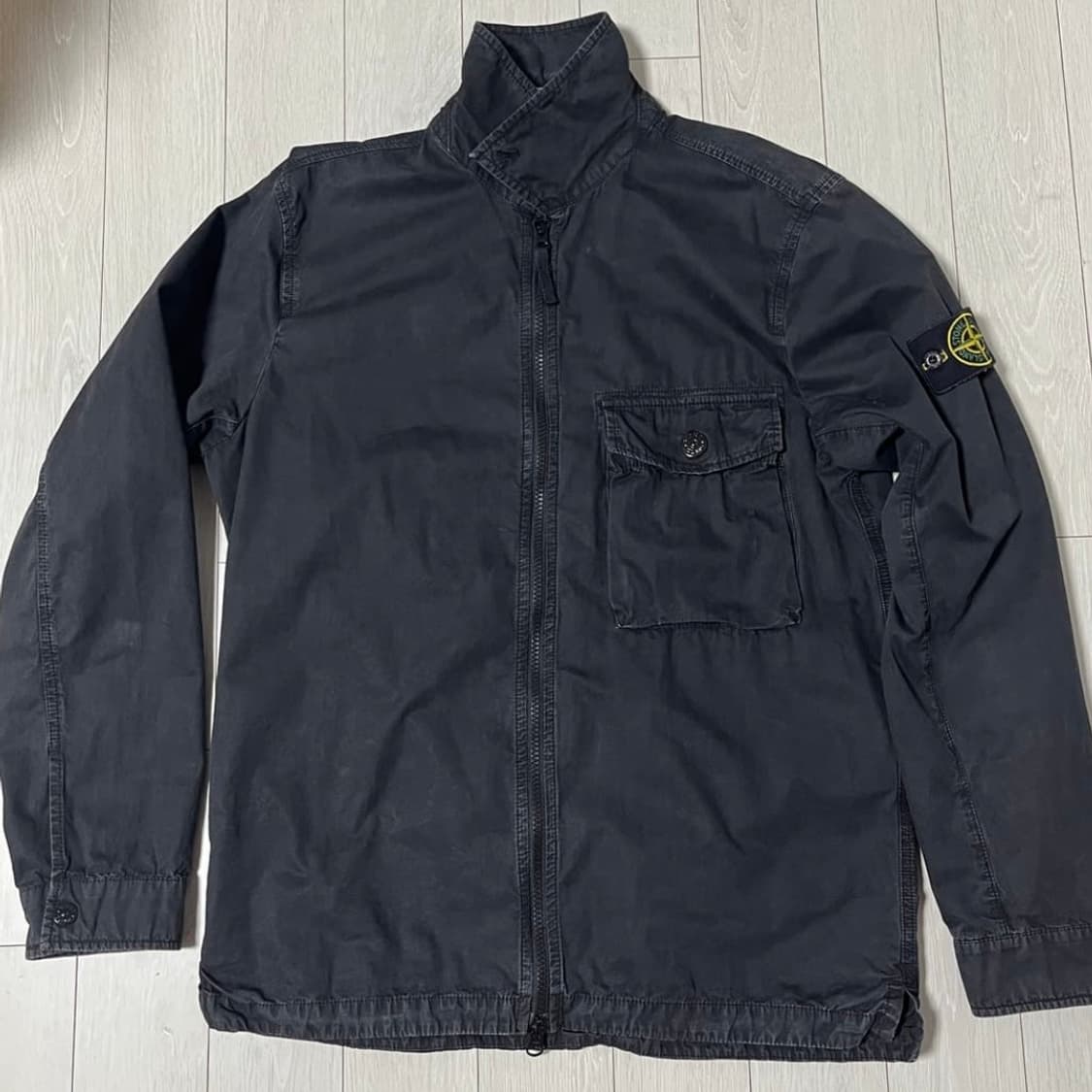 스톤아일랜드 20ss 올드이펙트 오버셔츠 M 상품이미지1