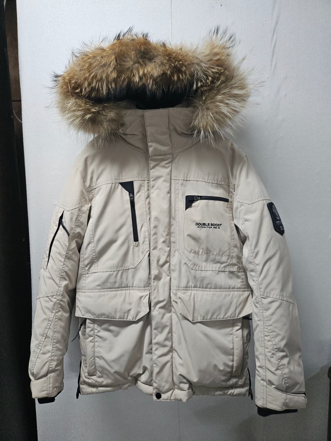 폴램 구스 다운 패딩  베이지 95 상품이미지2