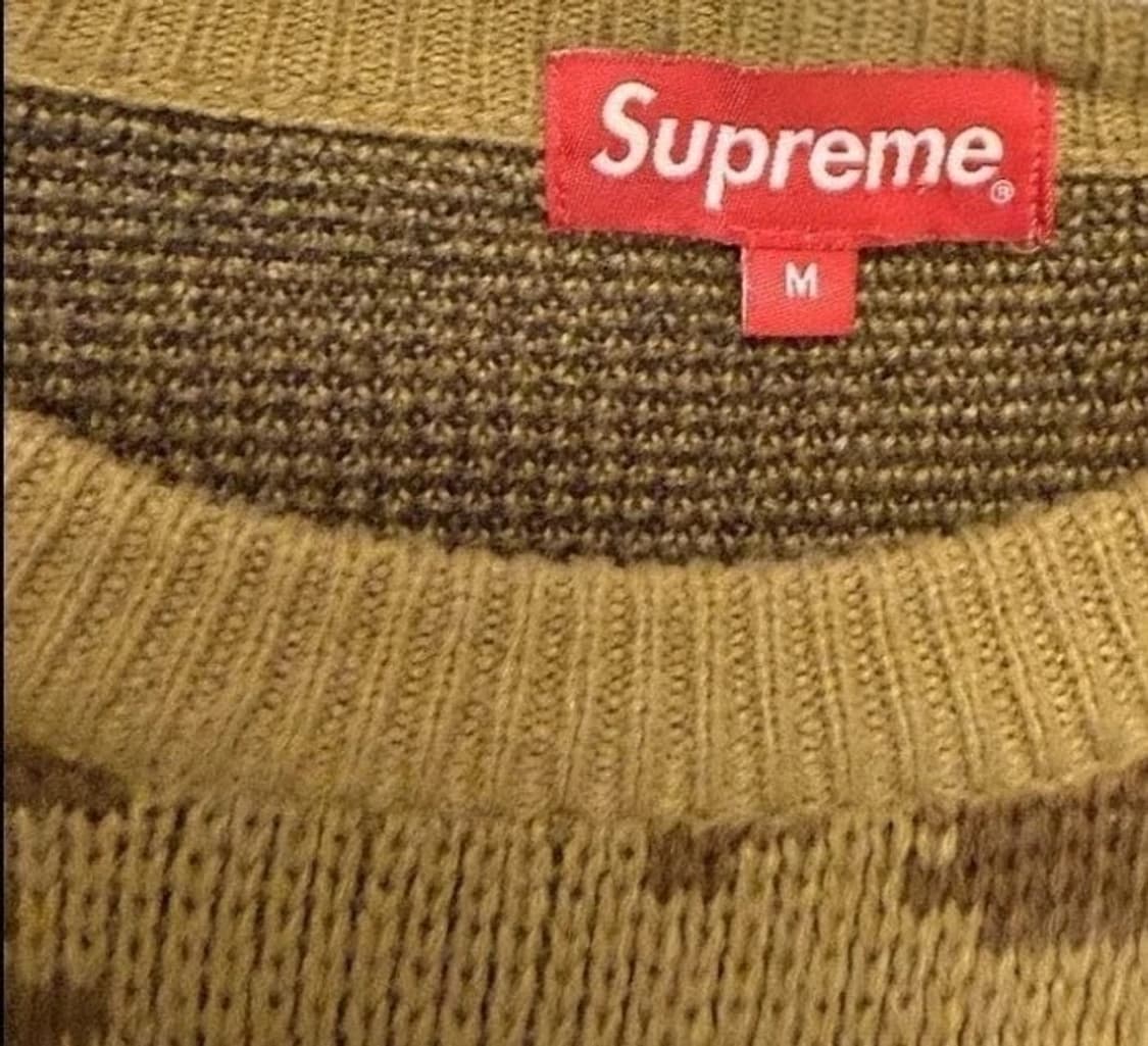 슈프림 카모 니트 스웨터 상품이미지3