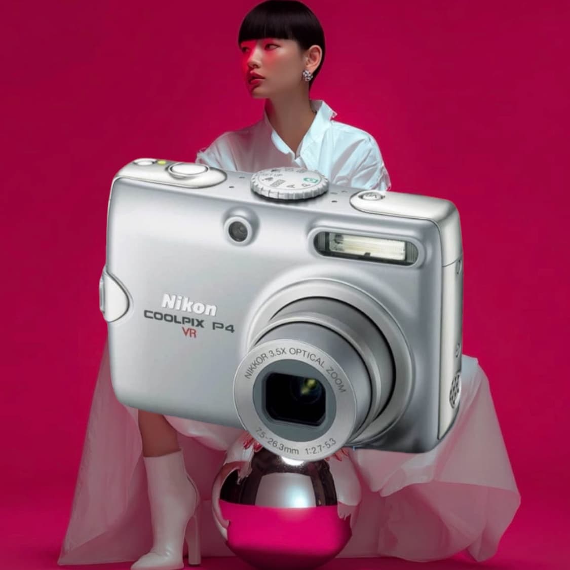 니콘 쿨픽스 P4 Nikon Coolpix p4 빈티지 디카 상품이미지1