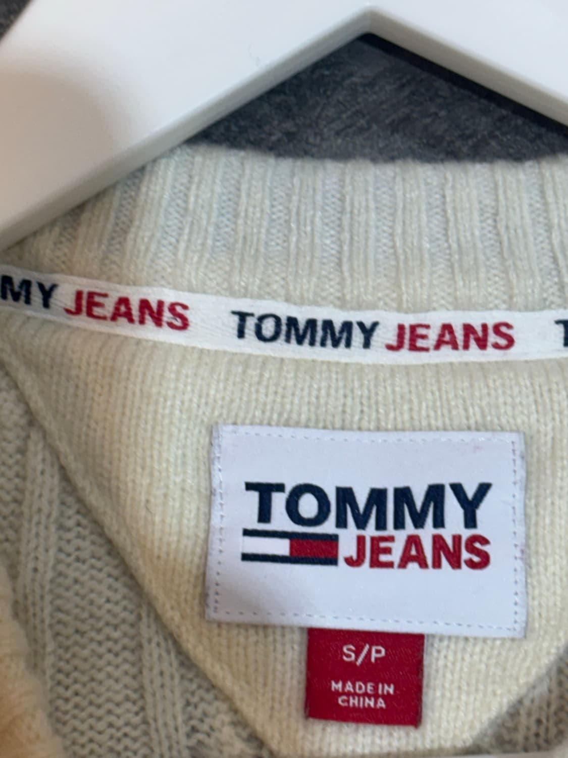 타미힐피거 꽈배기 니트 스웨터 S 상품이미지5