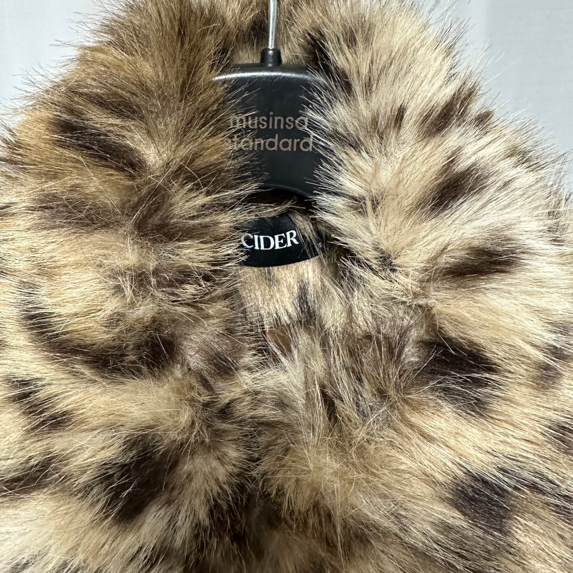 샵 사이더 레오파드 퍼 재킷 - S 상품이미지4