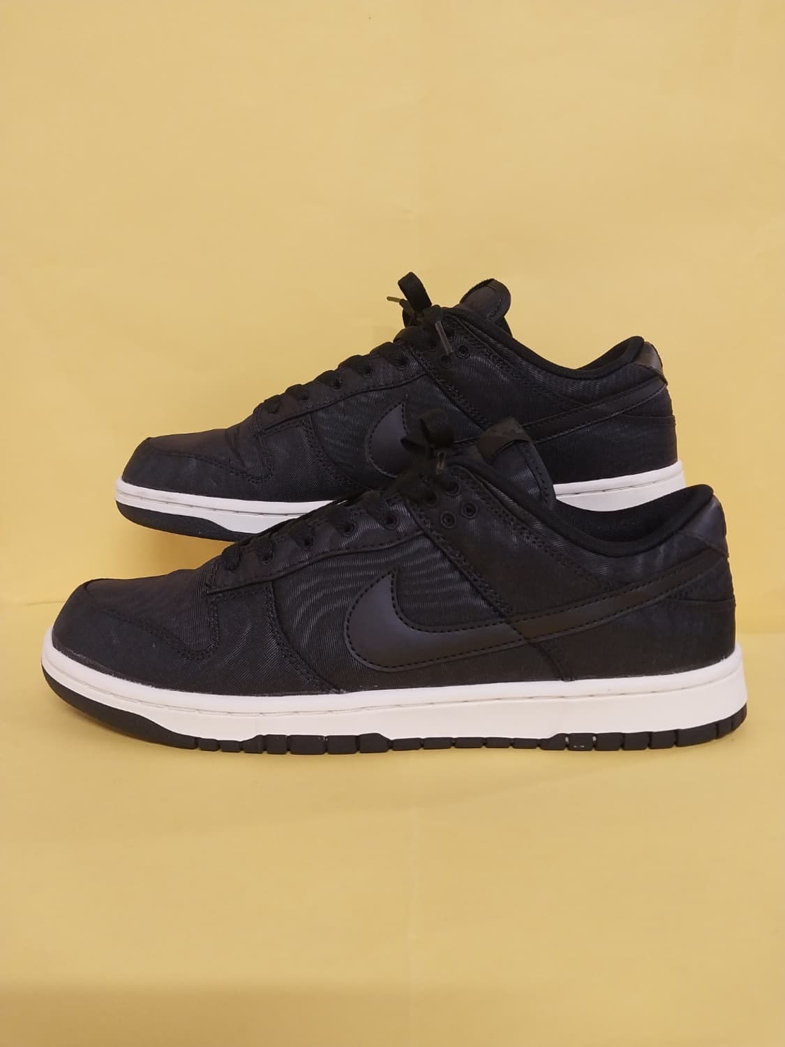 남성 나이키 덩크 로우 레트로 프리미엄 블랙 운동화 (280) 상품이미지1