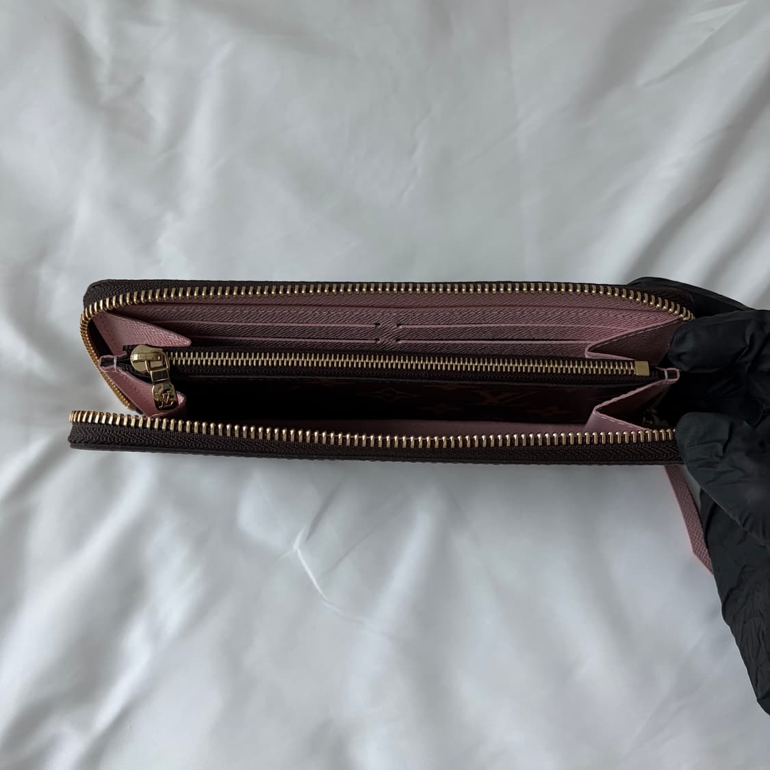 루이비통 장지갑 클레망스 월렛 모노그램 로즈 발레린 핑크 상품이미지5