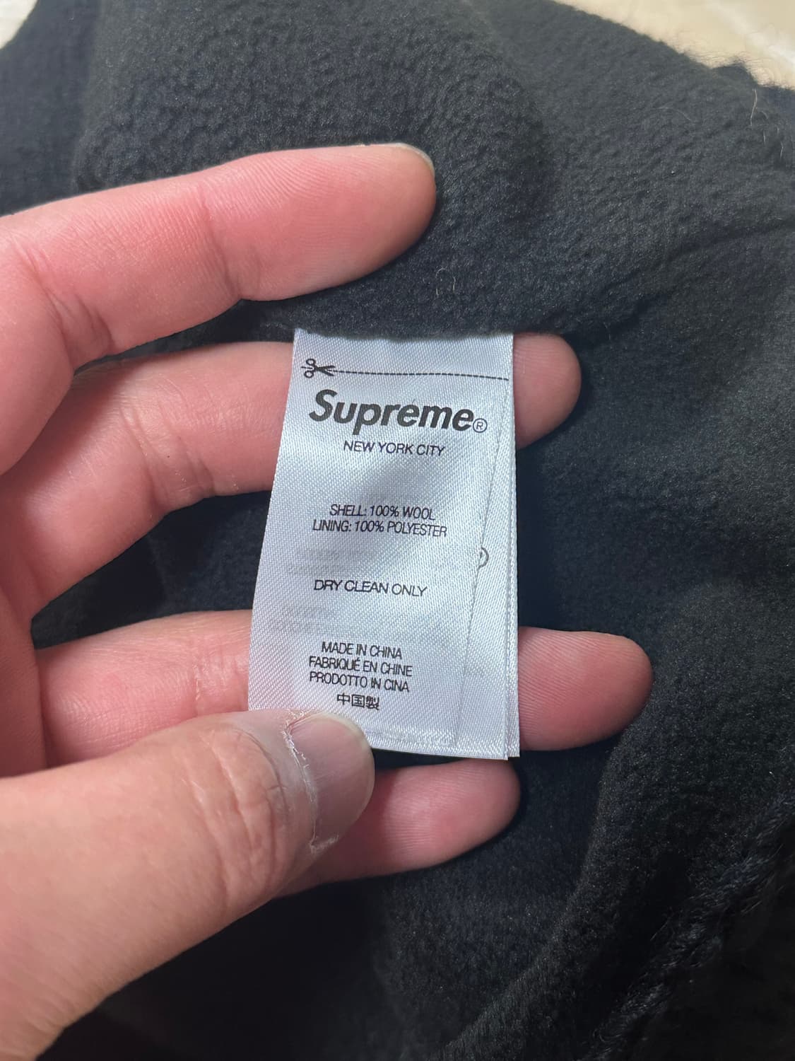 [OS]25ss 슈프림 크로셰 비니 블랙 상품이미지3