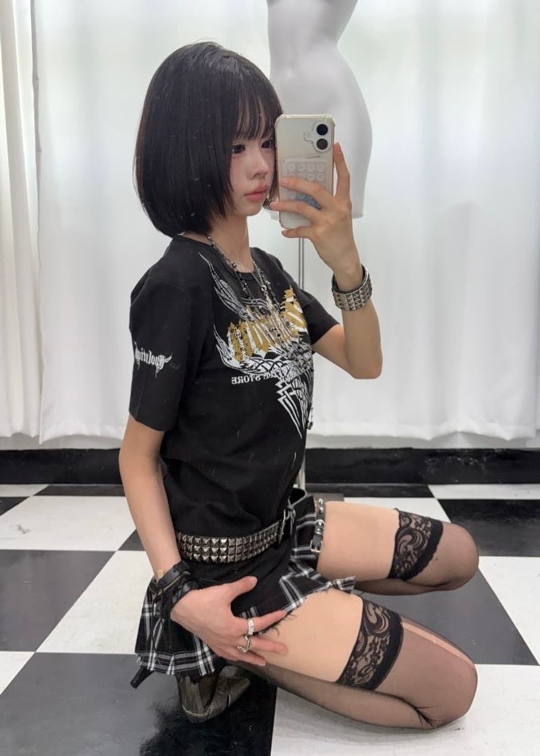 🎸재패니즈 프린팅 블랙 티셔츠🎸 상품이미지3