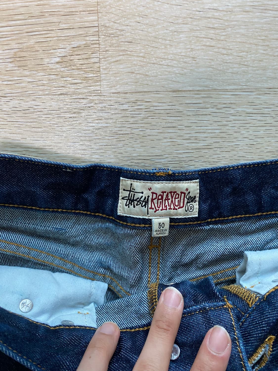 스투시 릴렉스핏 데님 (30) 상품이미지5