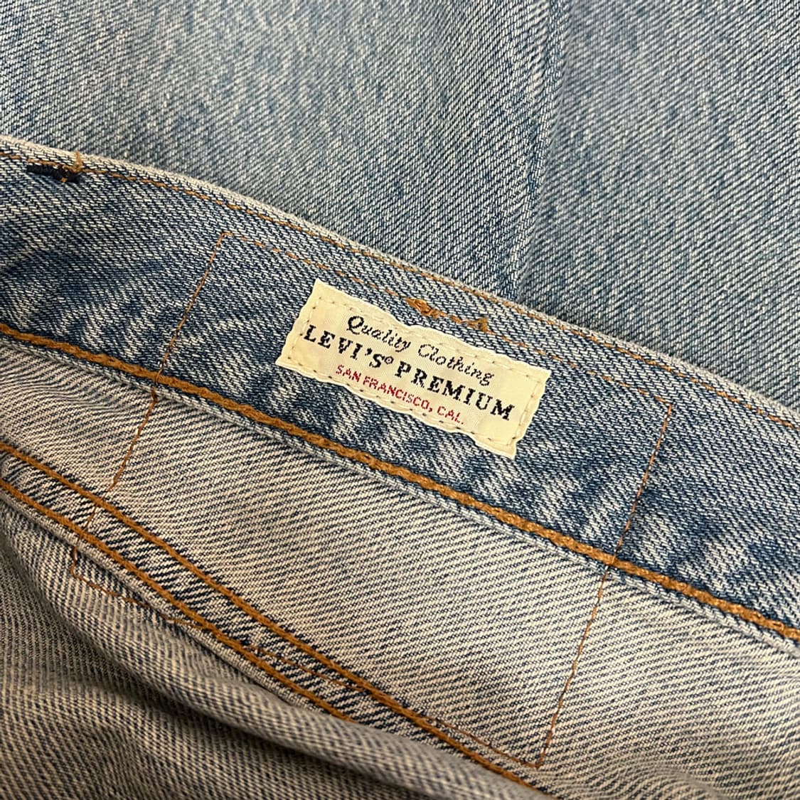 리바이스 501 프리미엄 빅E 사이드 라인 데님 팬츠 청바지 28 상품이미지5