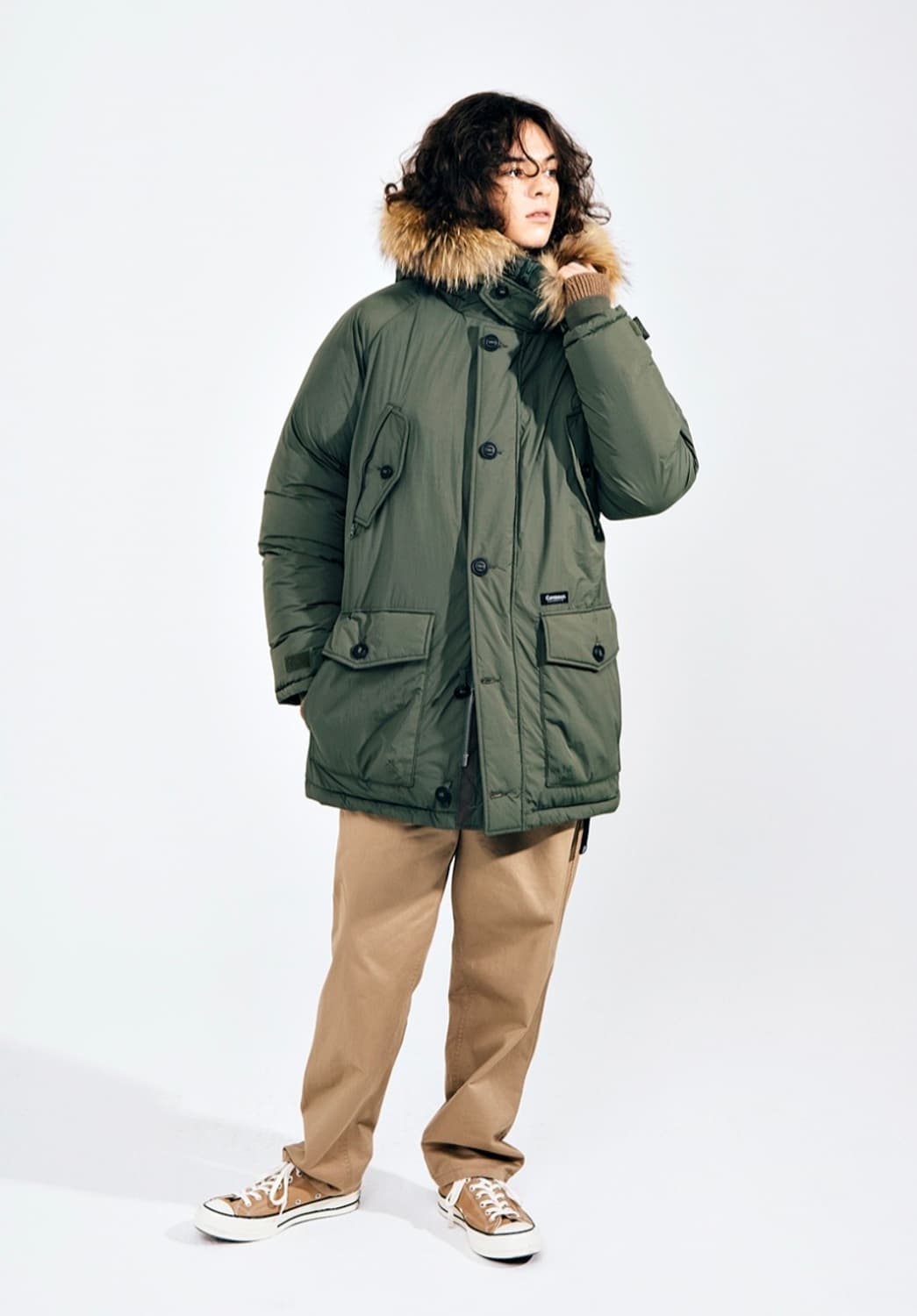 커버낫 구스다운 울버린 파카 패딩 (남여공용) 상품이미지1