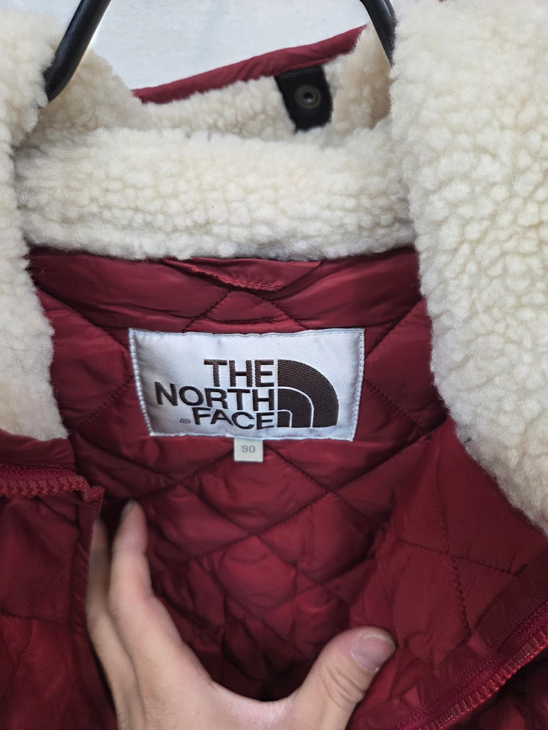 노스페이스 화이트라벨 내피용 다이아몬드 퀄팅 후드자켓 s 상품이미지3